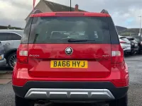 Used Skoda Yeti SE L 110 HP (80 kW) 2017 Red SUV