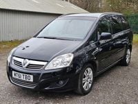 Used Vauxhall Zafira Elite 110 HP (80 kW) 2011 Black MPV