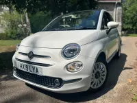Used Fiat 500 Lounge 69 HP (50 kW) 2018 White Hatchback