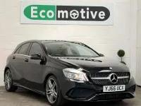 Used Mercedes A200 AMG line 136 HP (100 kW) 2016 Black Hatchback