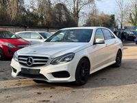 Used Mercedes E220 AMG line 177 HP (130 kW) 2014 White Sedan