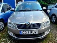 Used Skoda Fabia GreenLine 75 HP (55 kW) 2014 Beige Hatchback