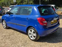Used Skoda Fabia Sport 2009 Blue Hatchback