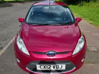 Used Ford Fiesta Zetec 2012 Red Hatchback