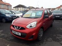 Used Nissan Micra Visia 79 HP (58 kW) 2016 Red Hatchback