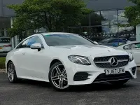 Used Mercedes E220 AMG line 194 HP (142 kW) 2017 White Coupe