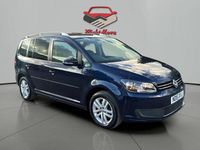 Used VW Touran SE 105 HP (77 kW) 2015 Blue MPV
