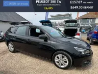 Used Peugeot 308 SW Access 2019 Black Estate