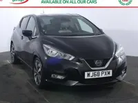Used Nissan Micra S 90 HP (66 kW) 2018 Black Hatchback