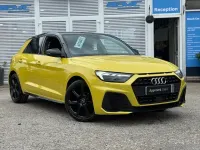 Used Audi A1 Sportback Black Edition 95 HP (69 kW) 2021 Yellow Hatchback