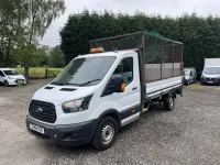 Used Ford Transit 130 HP (95 kW) 2018 White Cabriolet