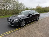 Used Mercedes C220 170 HP (125 kW) 2018 Black Sedan