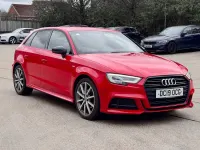 Used Audi A3 Black Edition 116 HP (85 kW) 2019 Red Sedan