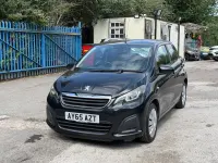 Used Peugeot 108 Active 68 HP (50 kW) 2015 Black Hatchback