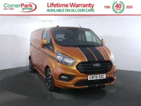 Used Ford Transit Custom Sport 185 HP (136 kW) 2020 Orange Van
