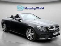 Used Mercedes E220 AMG line 194 HP (142 kW) 2020 Black Cabriolet