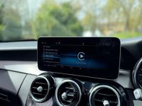 Used Mercedes C220 AMG line 2019 White Estate