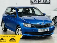 Used Skoda Fabia 60 HP (44 kW) 2015 Blue Hatchback