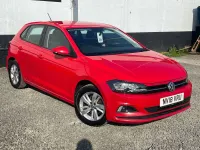 Used VW Polo SE 65 HP (47 kW) 2018 Red Hatchback