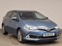Used Toyota Auris Hybrid 136 HP (100 kW) 2018 Blue Hatchback