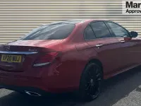 Used Mercedes E400 AMG line 340 HP (250 kW) 2020 Red