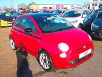 Used Fiat 500 Sport 69 HP (50 kW) 2009 Red Hatchback