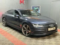 Used Audi A7 Sportback Black Edition 2017 Blue Hatchback