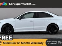 Used Audi A3 Black Edition 116 HP (85 kW) 2018 White Sedan