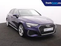 Used Audi A3 S-Line 2024 Blue Hatchback