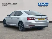 Used Skoda Superb SportLine 187 HP (137 kW) 2018 Silver Hatchback