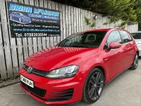 Used VW Golf VII GTD 184 HP (135 kW) 2017 Red Hatchback