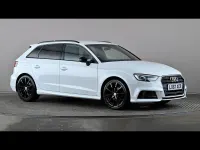 Used Audi A3 Black Edition 150 HP (110 kW) 2017 White Hatchback