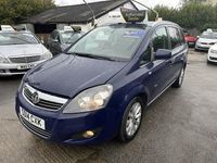 Used Vauxhall Zafira Design Edition 2014 Blue MPV