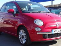 Used Fiat 500 Lounge 69 HP (50 kW) 2014 Red Hatchback