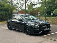 Used Mercedes CLA180 AMG line 2018 Black Coupe