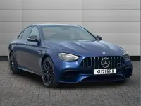 Used Mercedes E63S AMG Edition 603 HP (443 kW) 2021 Blue Sedan