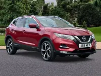 Used Nissan Qashqai Tekna 115 HP (84 kW) 2018 Red SUV
