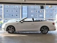 Used Audi A5 Cabriolet S-Line 190 HP (139 kW) 2017 White Cabriolet