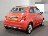 Used Fiat 500 Lounge 69 HP (50 kW) 2017 Pink Cabriolet