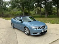 Used Saab 9-3 Cabriolet Aero 2008 Blue Cabriolet
