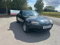 Used Mazda MX5 126 HP (92 kW) 2007 Black Cabriolet
