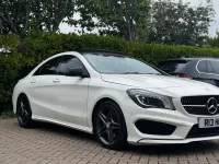 Used Mercedes CLA220 AMG 170 HP (125 kW) 2013 White Coupe
