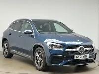 Used Mercedes GLA250 Exclusive 218 HP (160 kW) 2021 Blue SUV