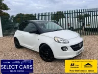 Used Vauxhall Adam S 70 HP (51 kW) 2018 White Hatchback