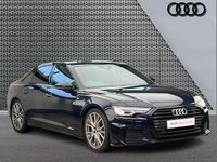Used Audi A6 Black Edition 200 HP (147 kW) 2020 Blue Sedan