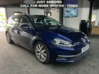 Used VW Golf VII SE 130 HP (95 kW) 2018 Blue Estate