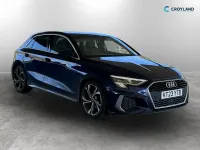 Used Audi A3 Sportback S-Line 150 HP (110 kW) 2023 Blue Hatchback