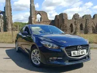 Used Mazda 3 105 HP (77 kW) 2017 Blue Hatchback