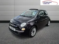 Used Fiat 500 Lounge 69 HP (50 kW) 2014 Purple Cabriolet
