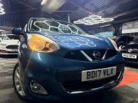 Used Nissan Micra Acenta 2017 Blue Hatchback